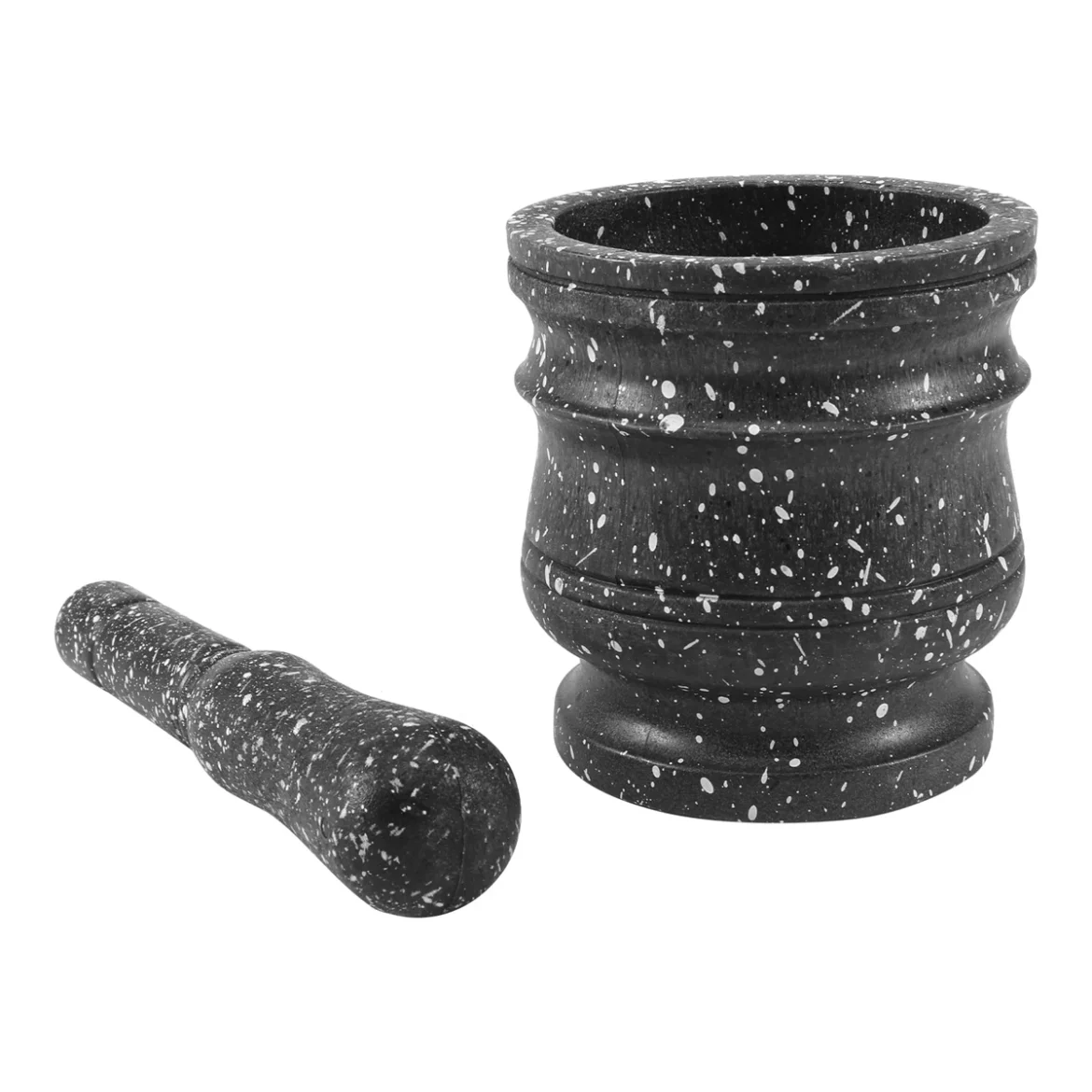 Our Store Pattern Pestle Set Stone Herb Spice Grinder Solid Grinder Cooking Set